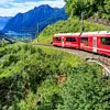 Podróż pociągiem po Szwajcarii